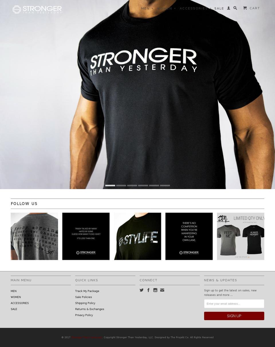 stygear.com shopify website screenshot