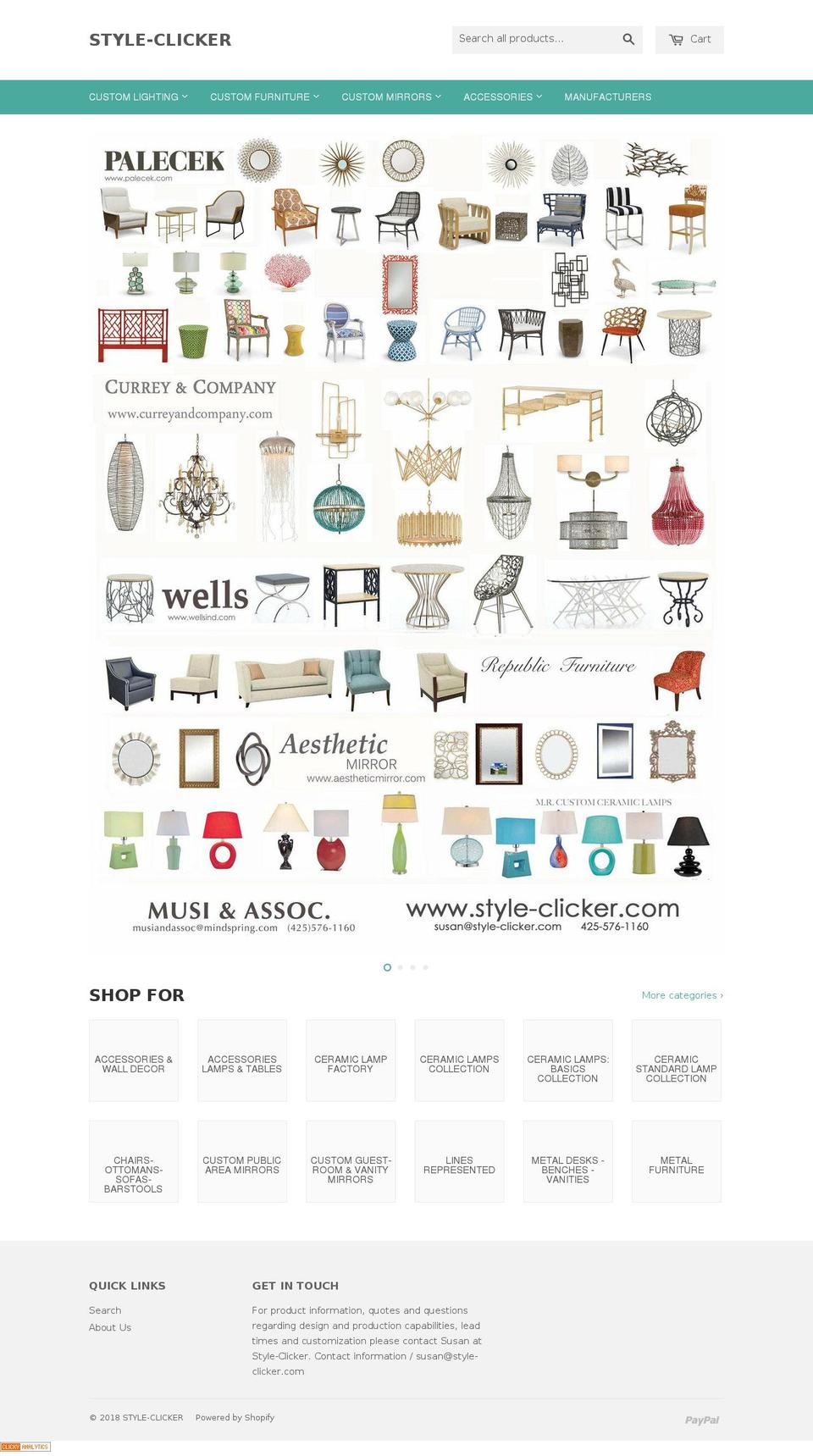 style-clicker.com — Shopify storefront screenshot
