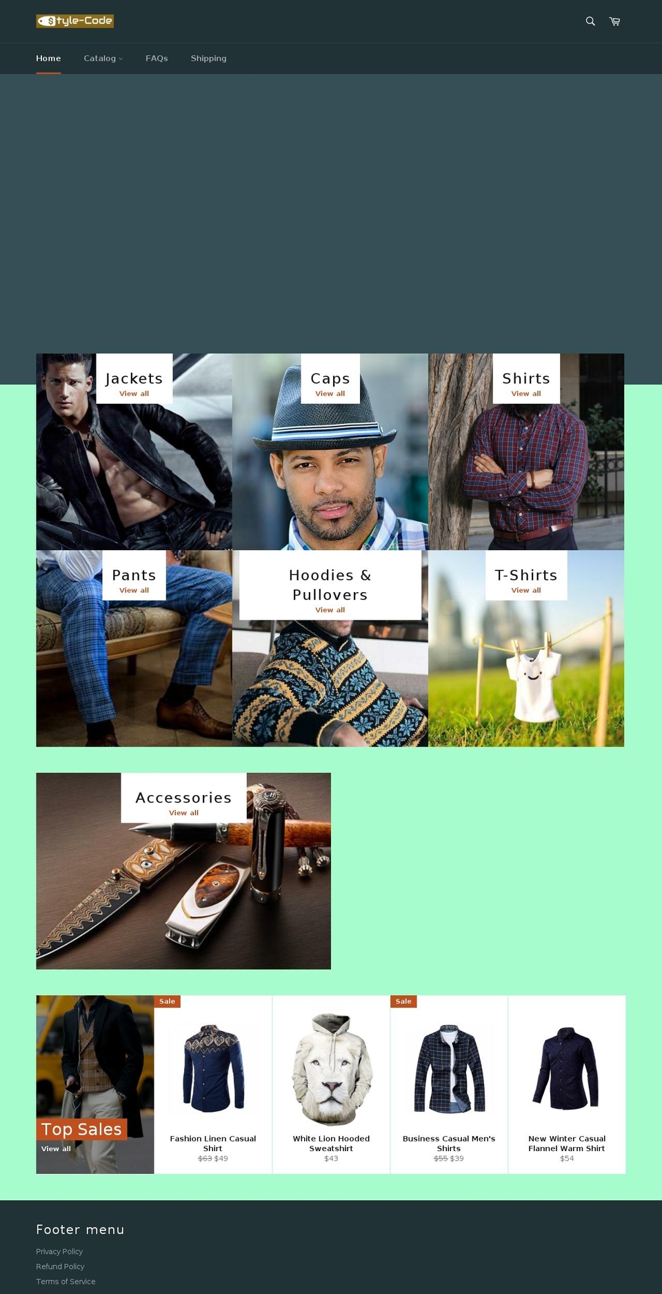 style-code.com shopify website screenshot
