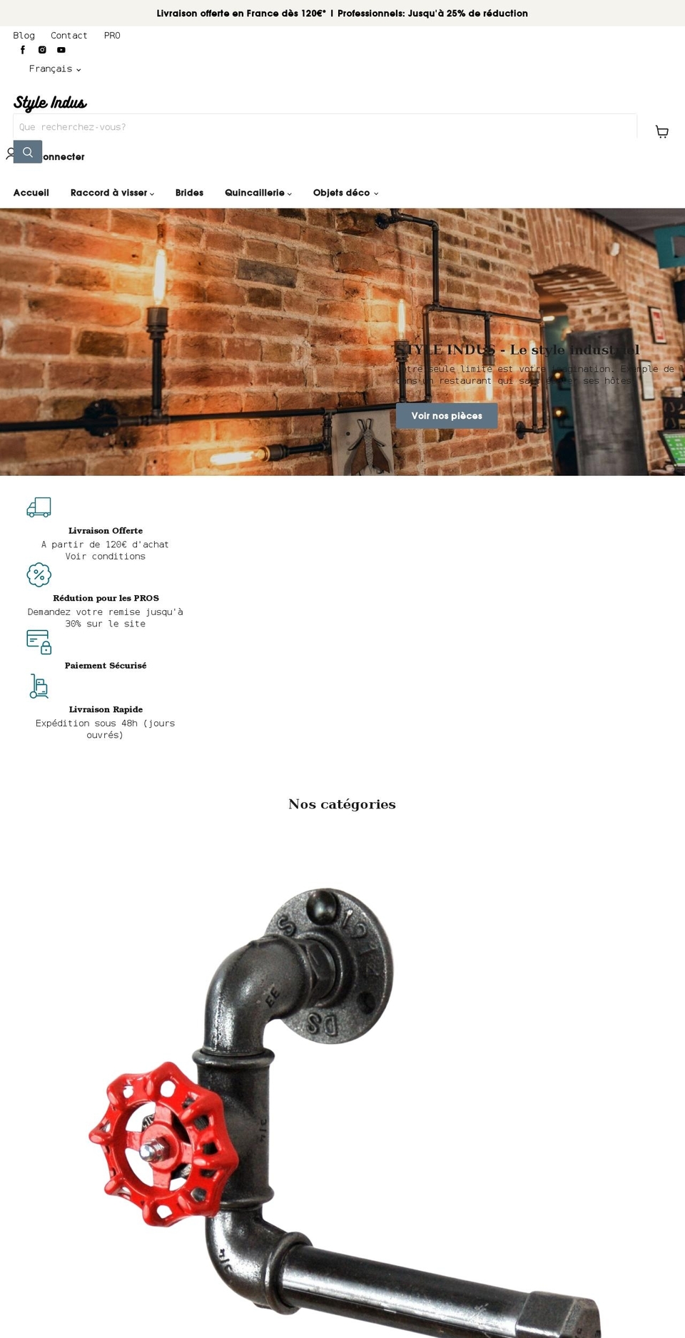 style-indus.com shopify website screenshot
