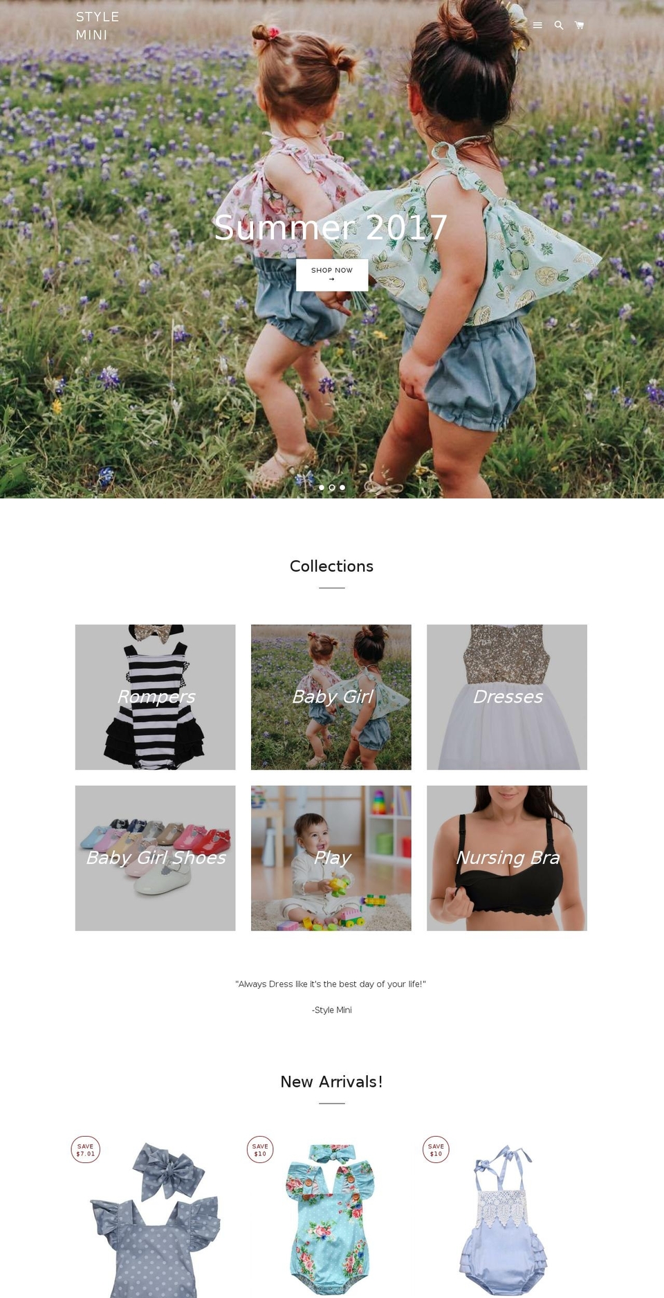 style-mini.com — Shopify storefront screenshot