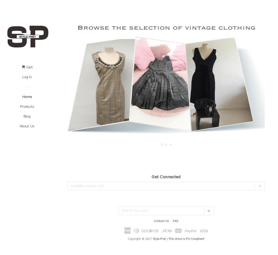 style-pret.com shopify website screenshot