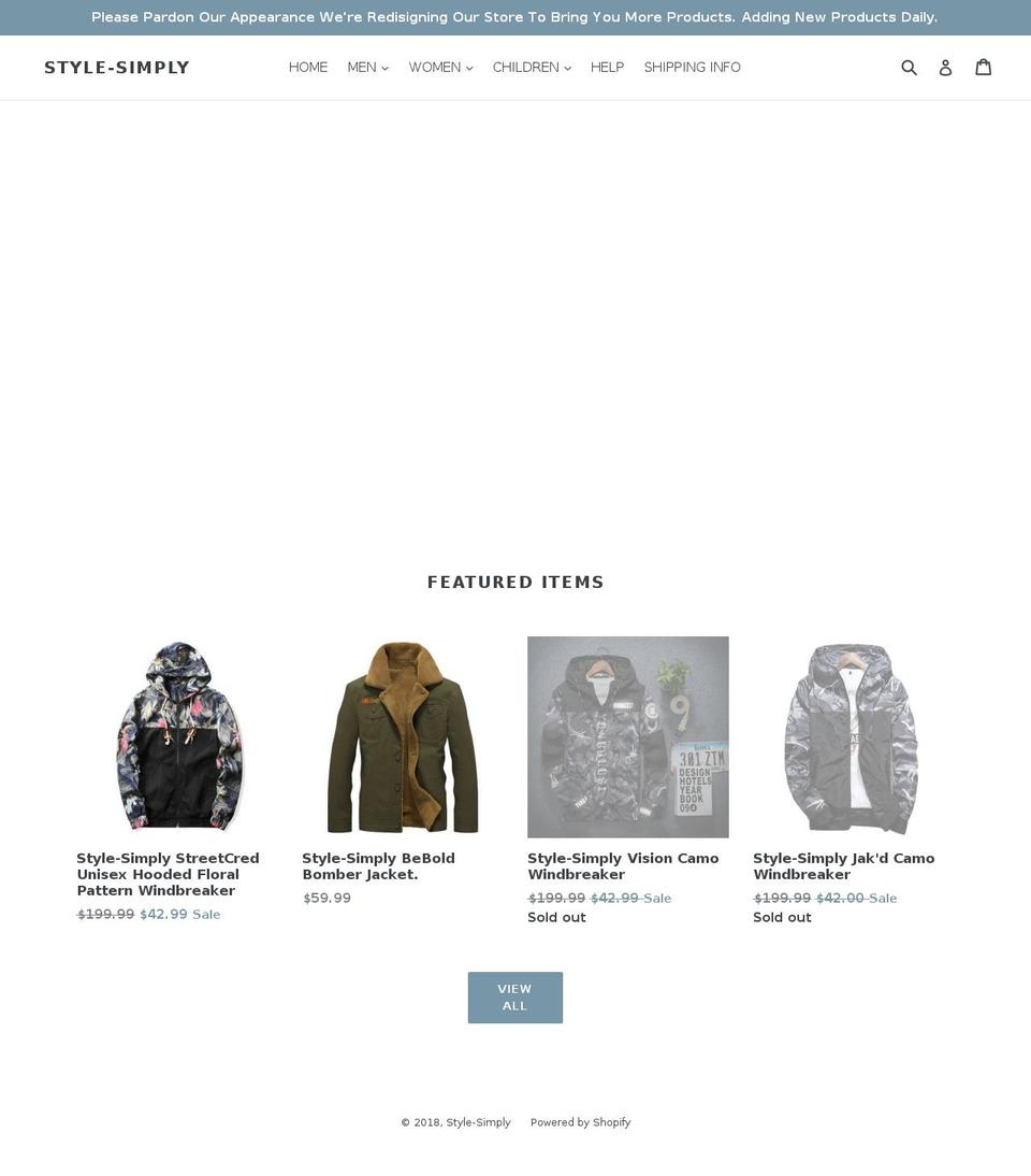 style-simply.com — Shopify storefront screenshot