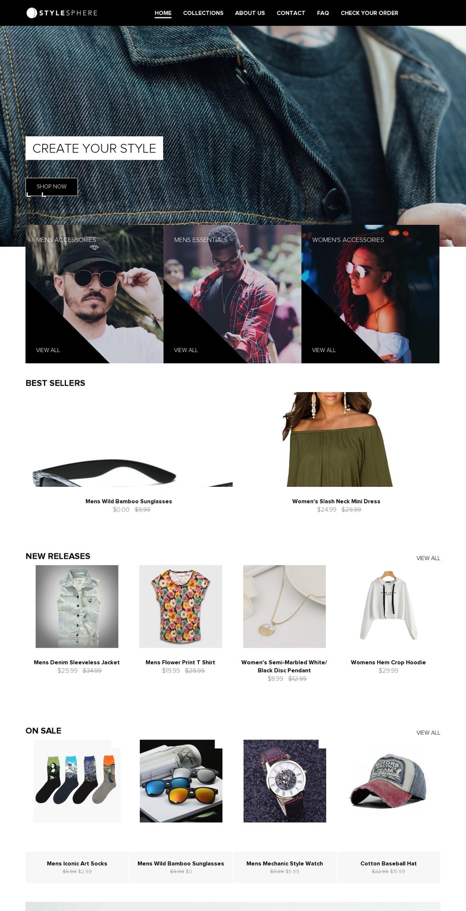 style-sphere.com — Shopify storefront screenshot