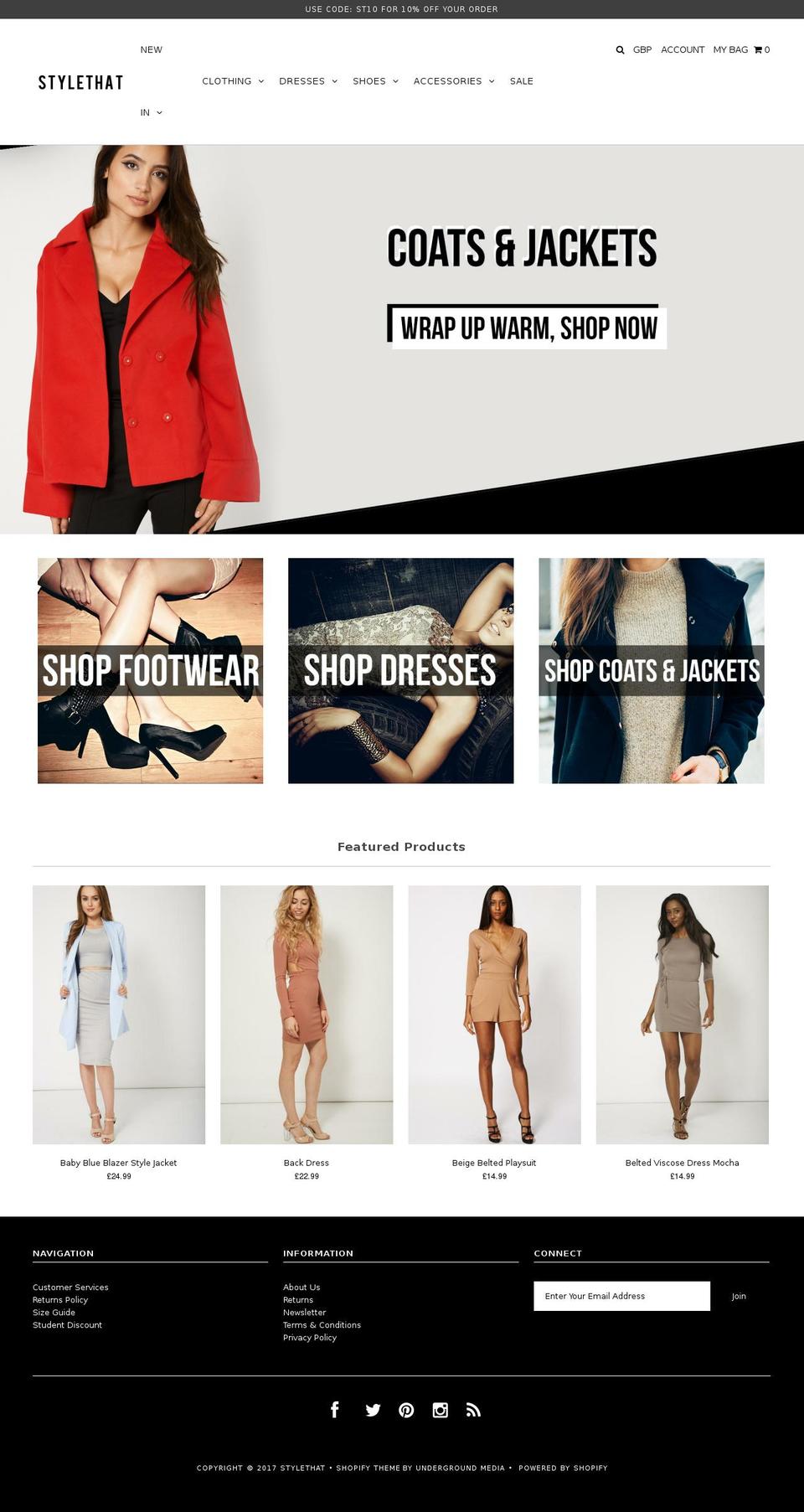 style-that.com shopify website screenshot