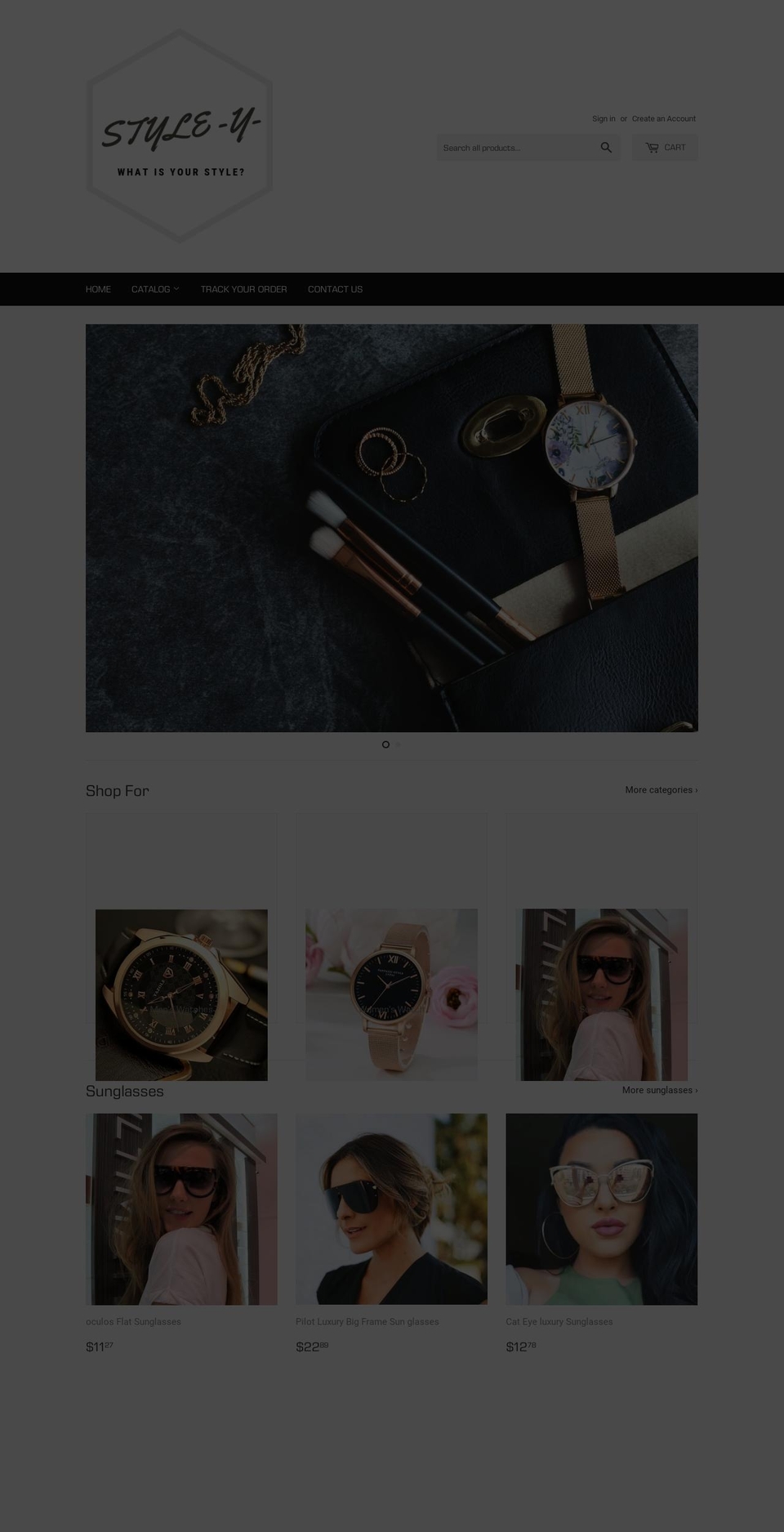 style-y.net shopify website screenshot