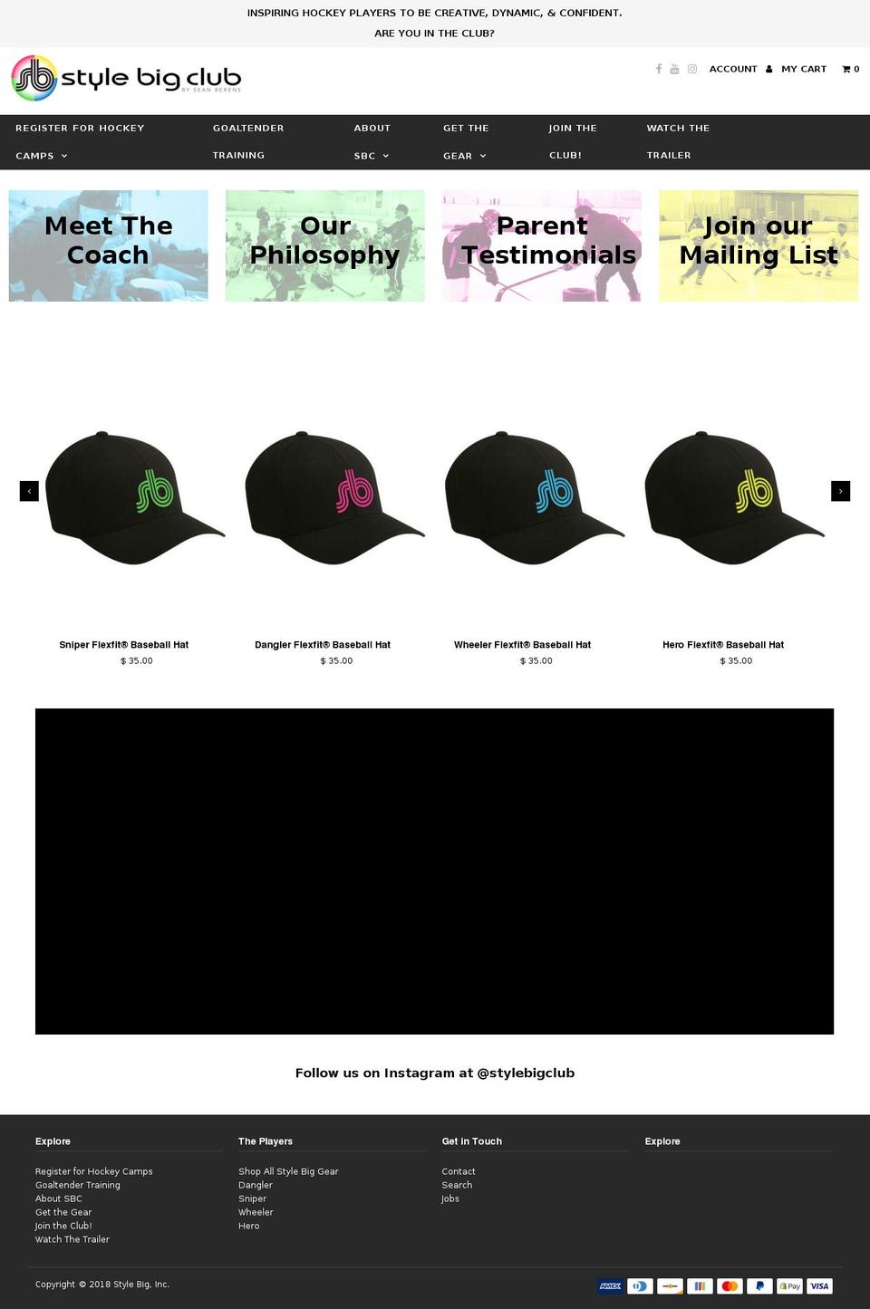 stylebigclub.com shopify website screenshot