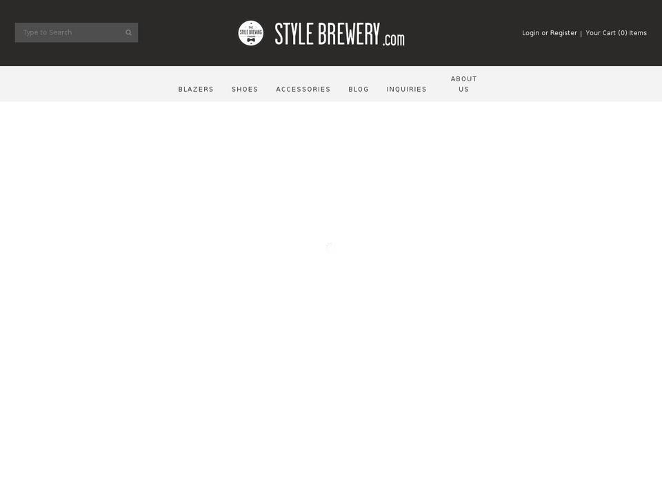 stylebrewery.com shopify website screenshot