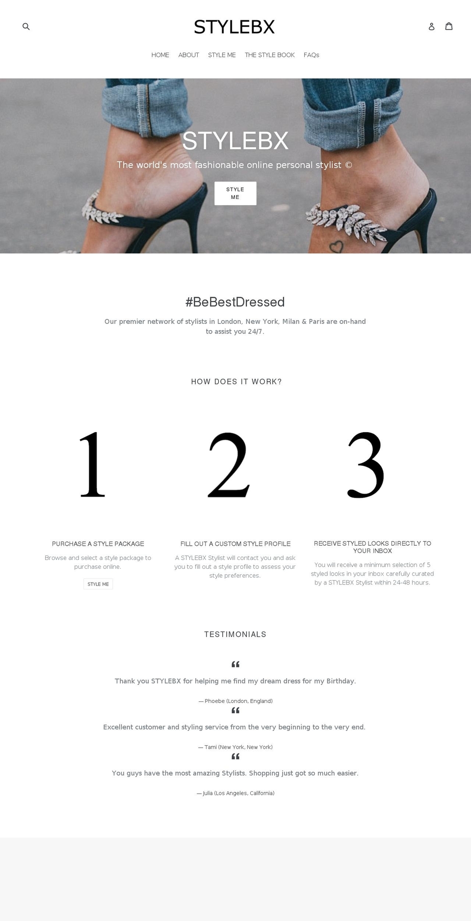 stylebx.com — Shopify storefront screenshot
