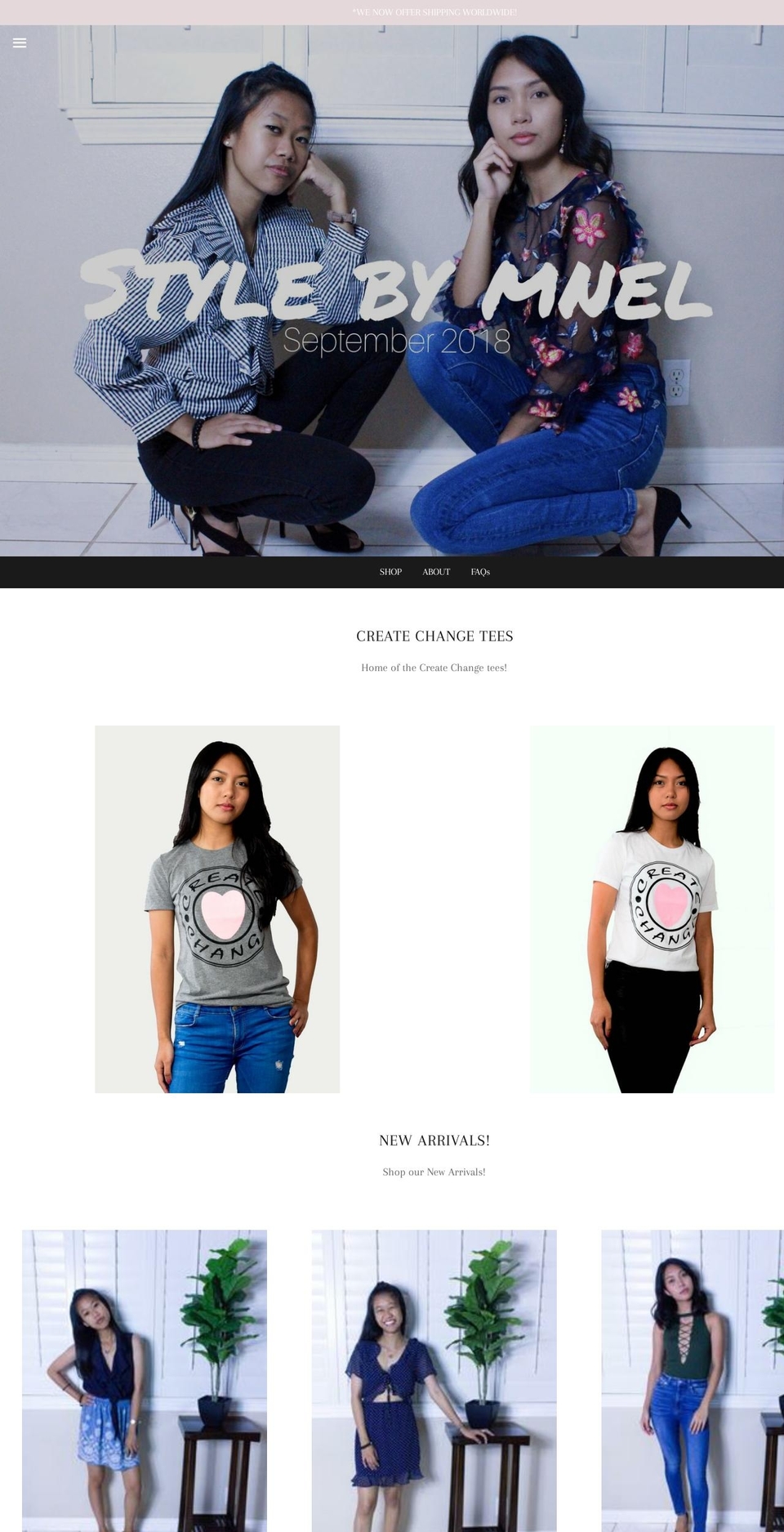 stylebymnel.com shopify website screenshot