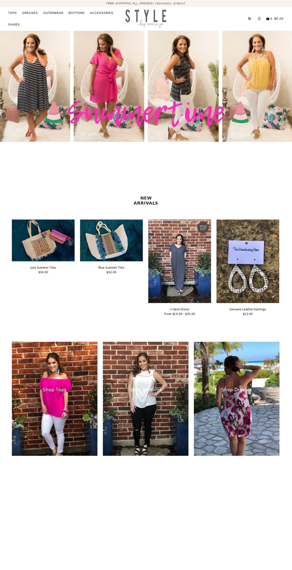 stylebysamijo.com shopify website screenshot