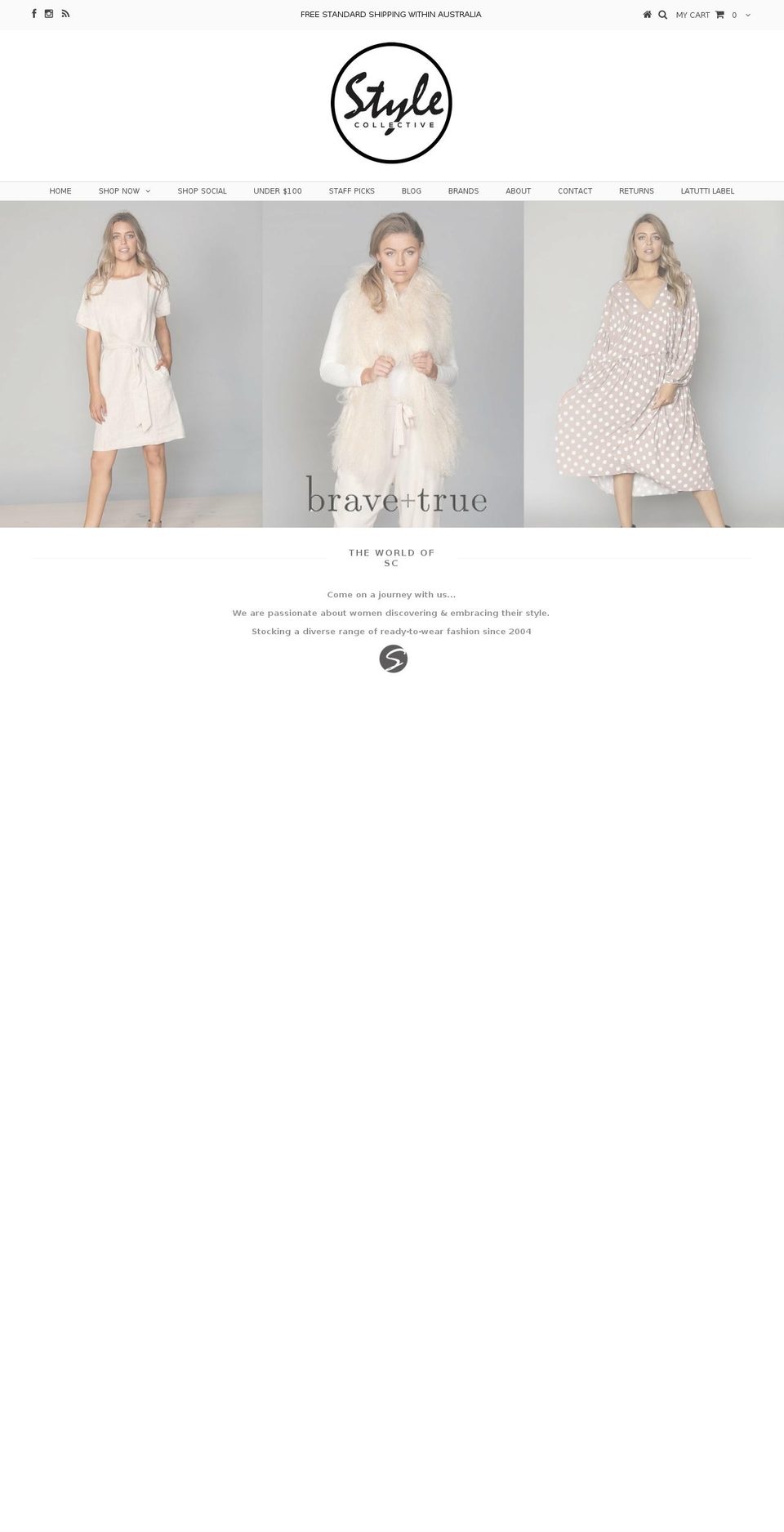 stylecollective.online shopify website screenshot