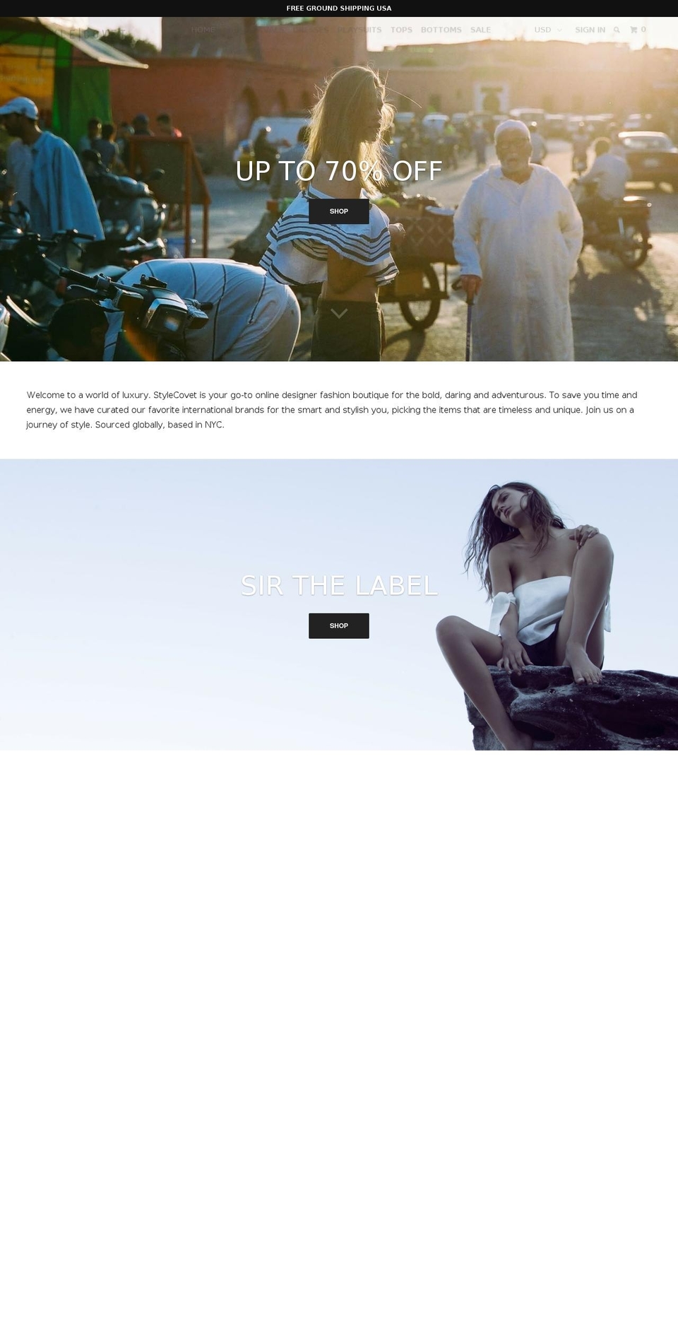 stylecoveteur.com shopify website screenshot