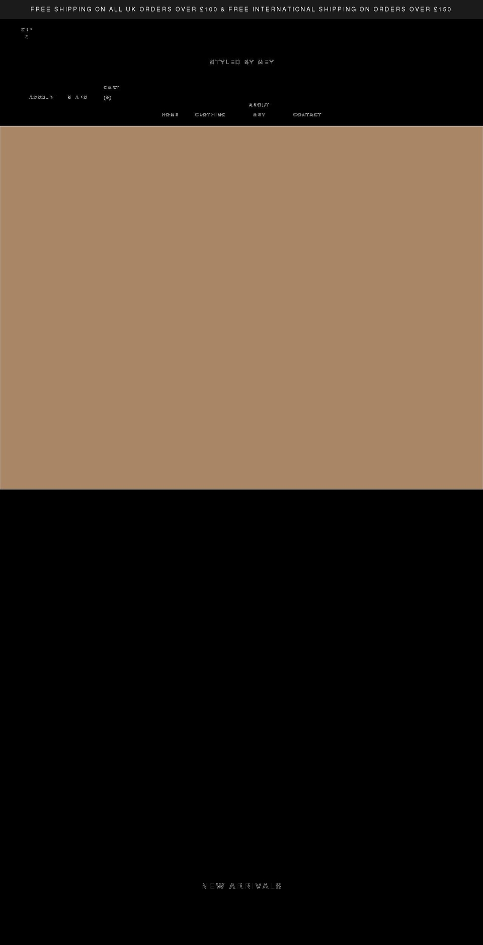 styledbymey.com shopify website screenshot