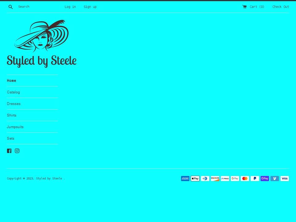 styledbysteele.com — Shopify storefront screenshot