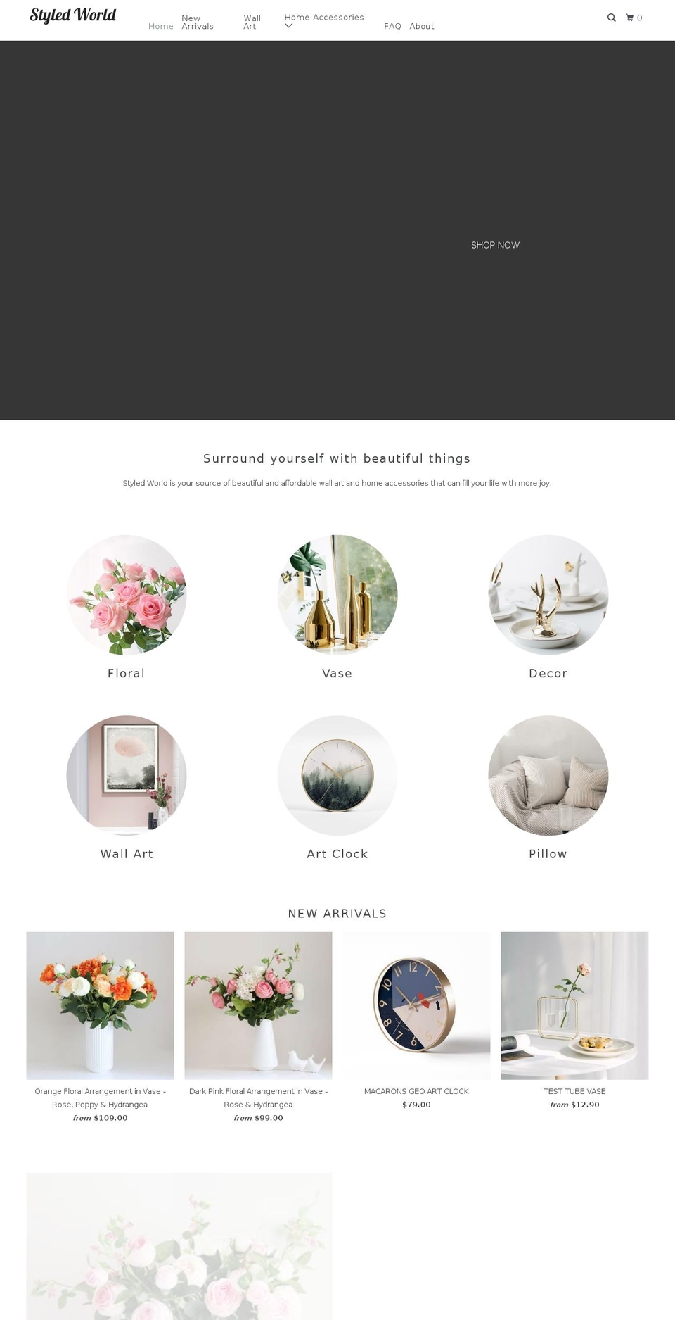styledworld.com — Shopify storefront screenshot
