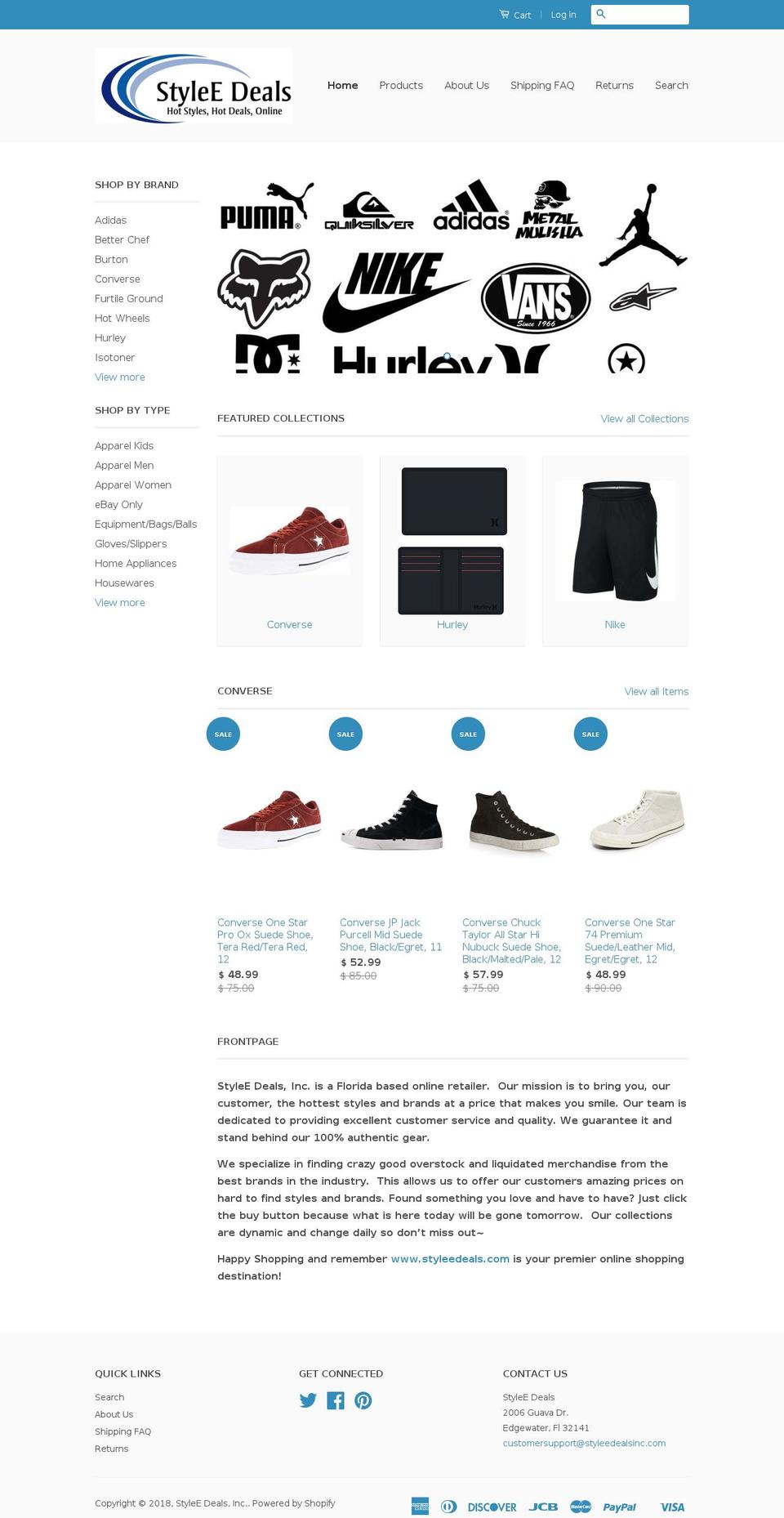 styleedeals.com shopify website screenshot