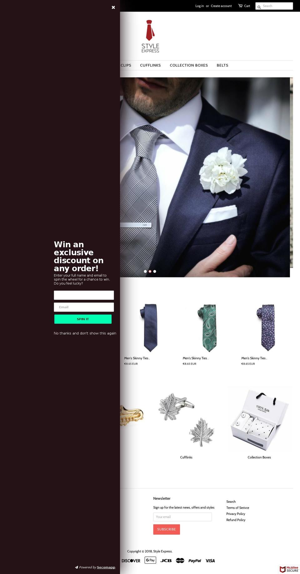 styleexpress.net shopify website screenshot