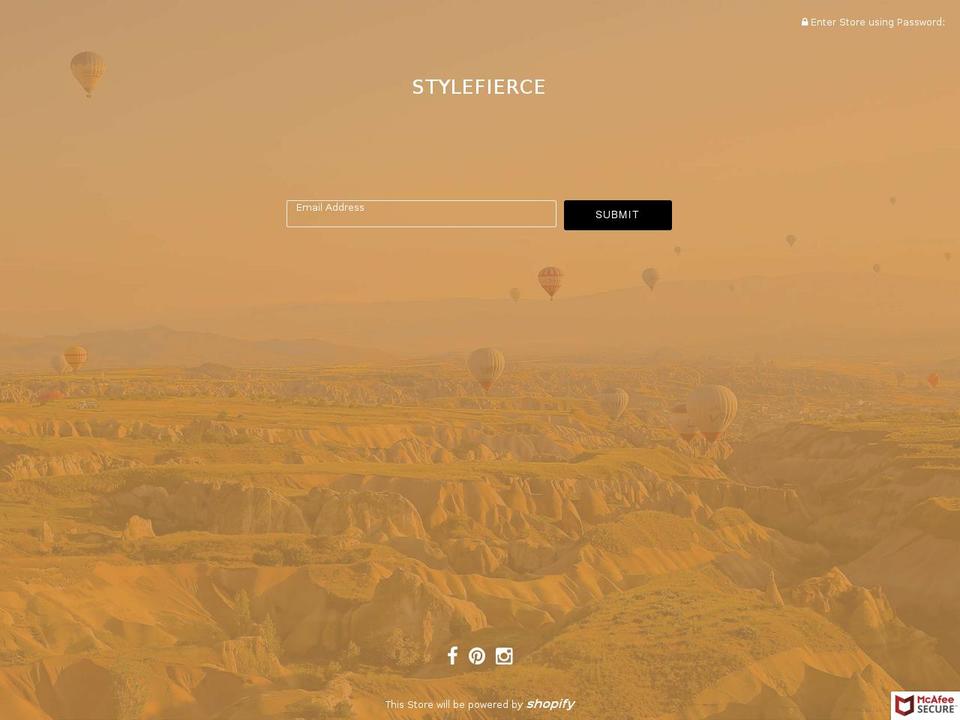 stylefierce.com — Shopify storefront screenshot