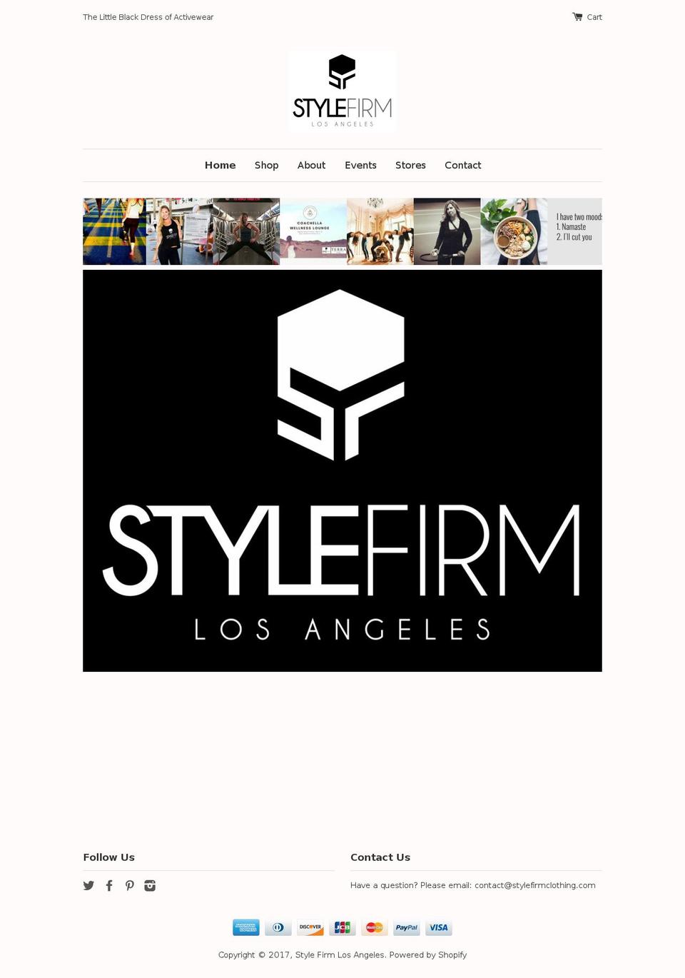 stylefirmclothing.com shopify website screenshot