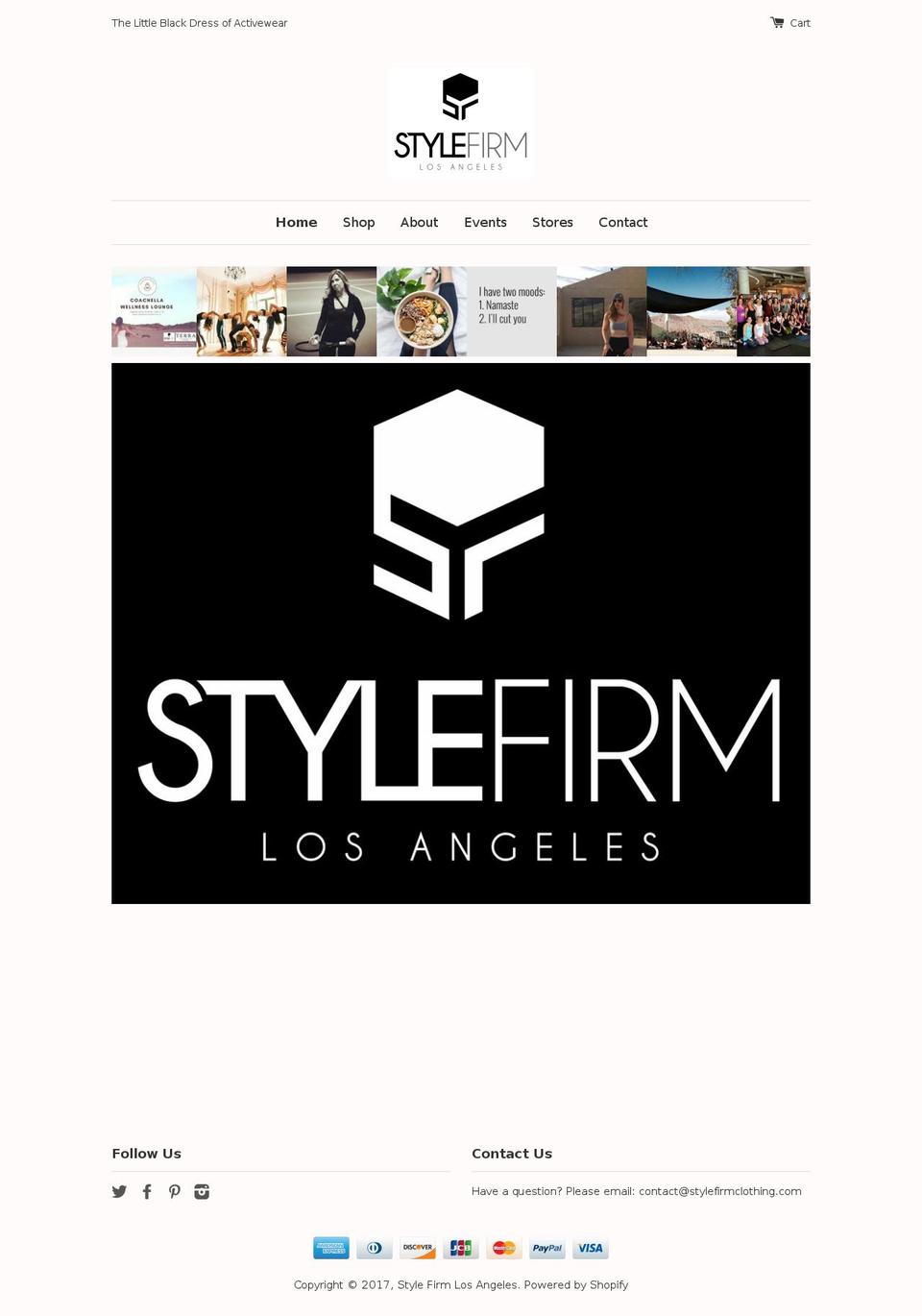 stylefirmlosangeles.com shopify website screenshot
