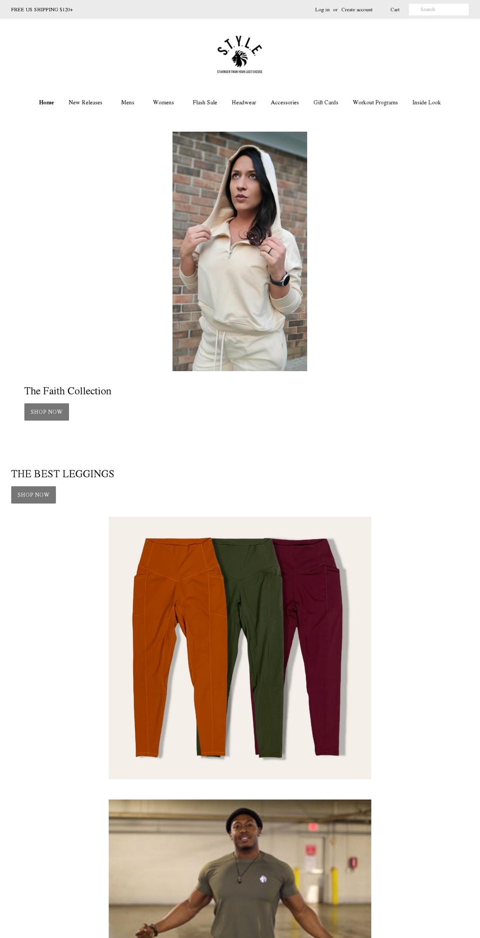 stylefitnessapparel.com shopify website screenshot