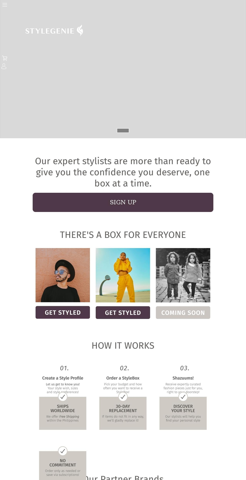 stylegenie.ph shopify website screenshot