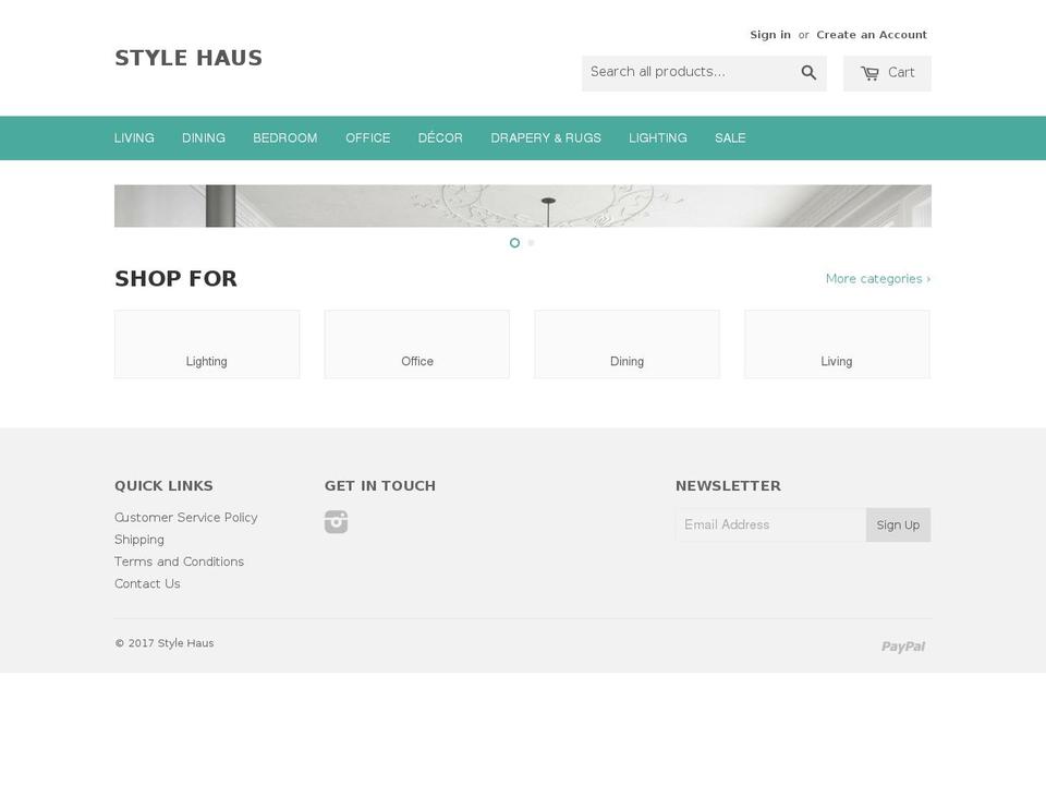 stylehaus.ca shopify website screenshot