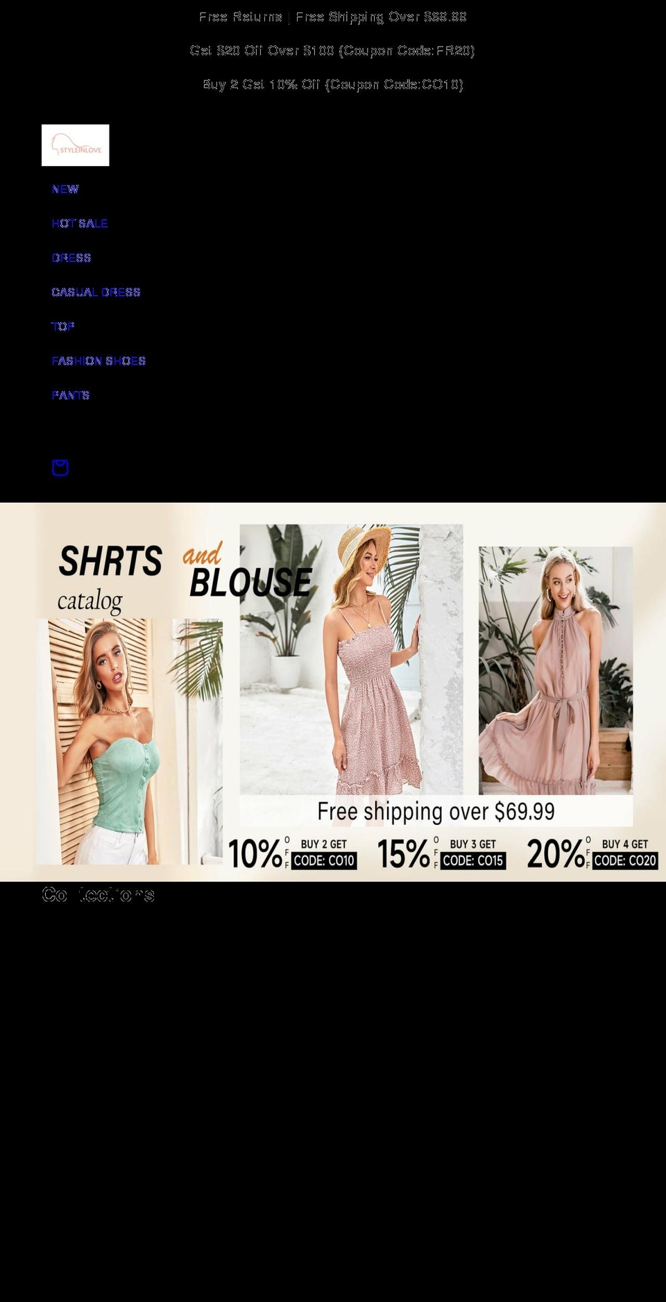 3.0 Shopify theme site example styleinlove.com