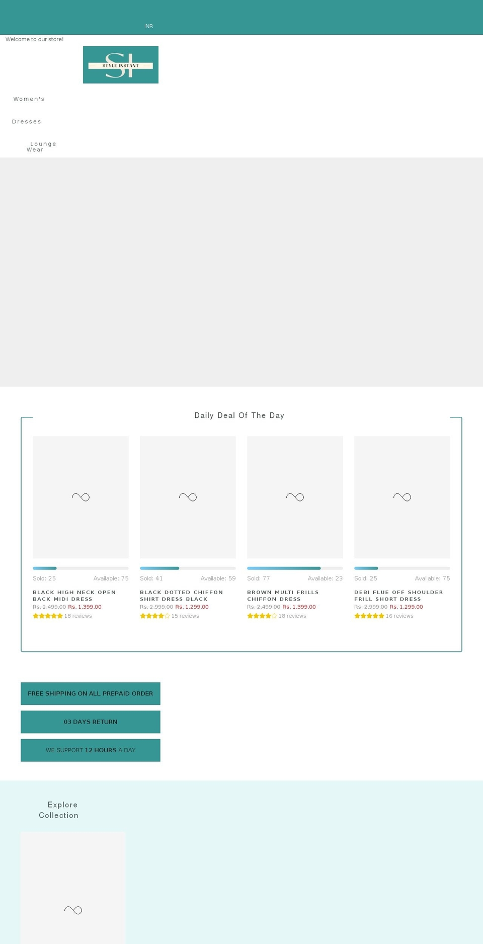 Styelinstant Shopify theme site example styleinstant.com