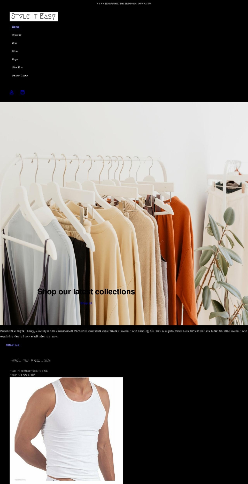 styleiteasy.co.uk shopify website screenshot