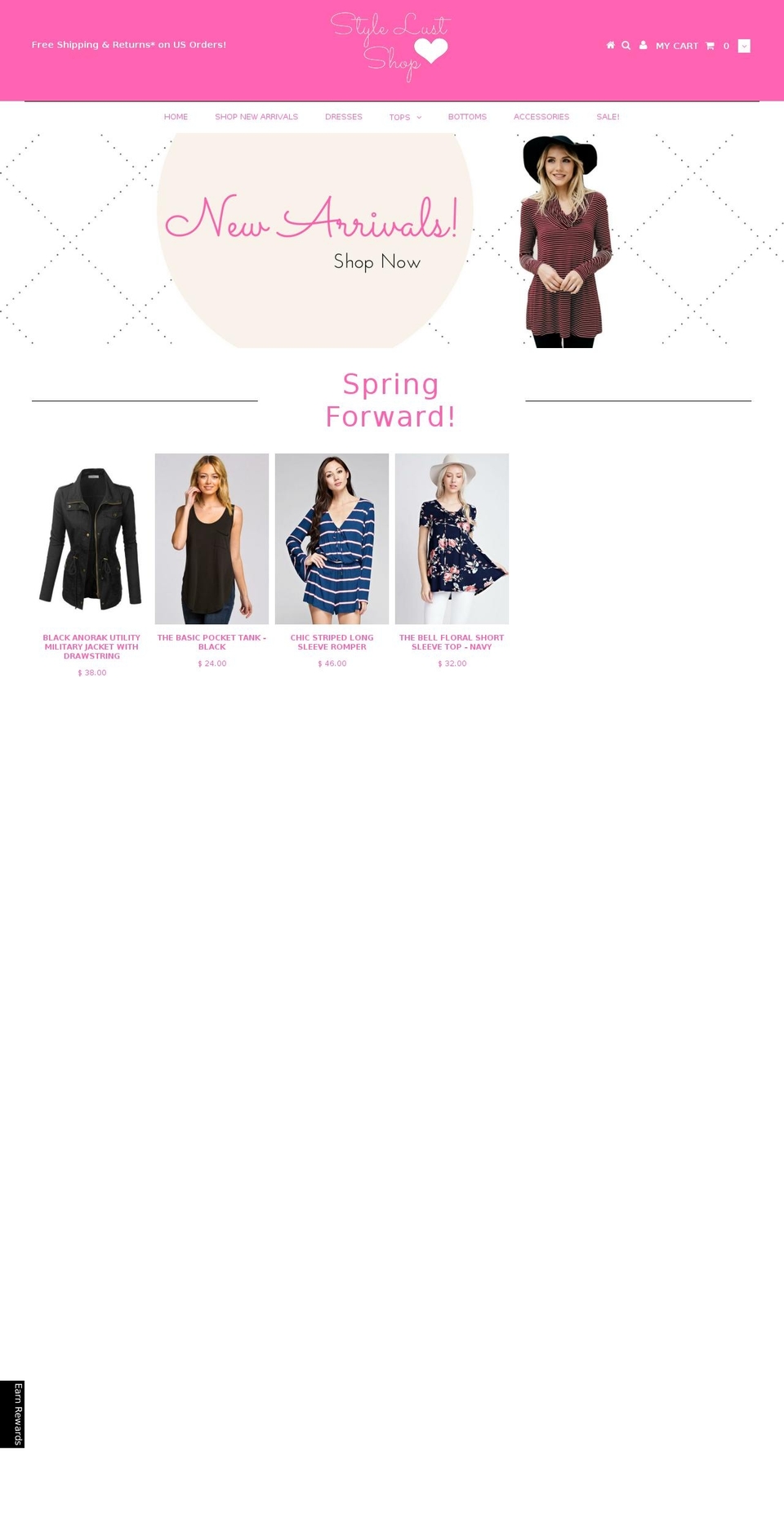 stylelustshop.com shopify website screenshot