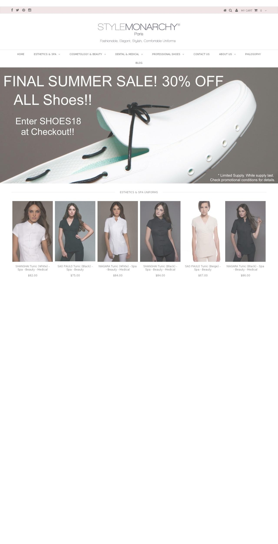 stylemonarchy.es shopify website screenshot