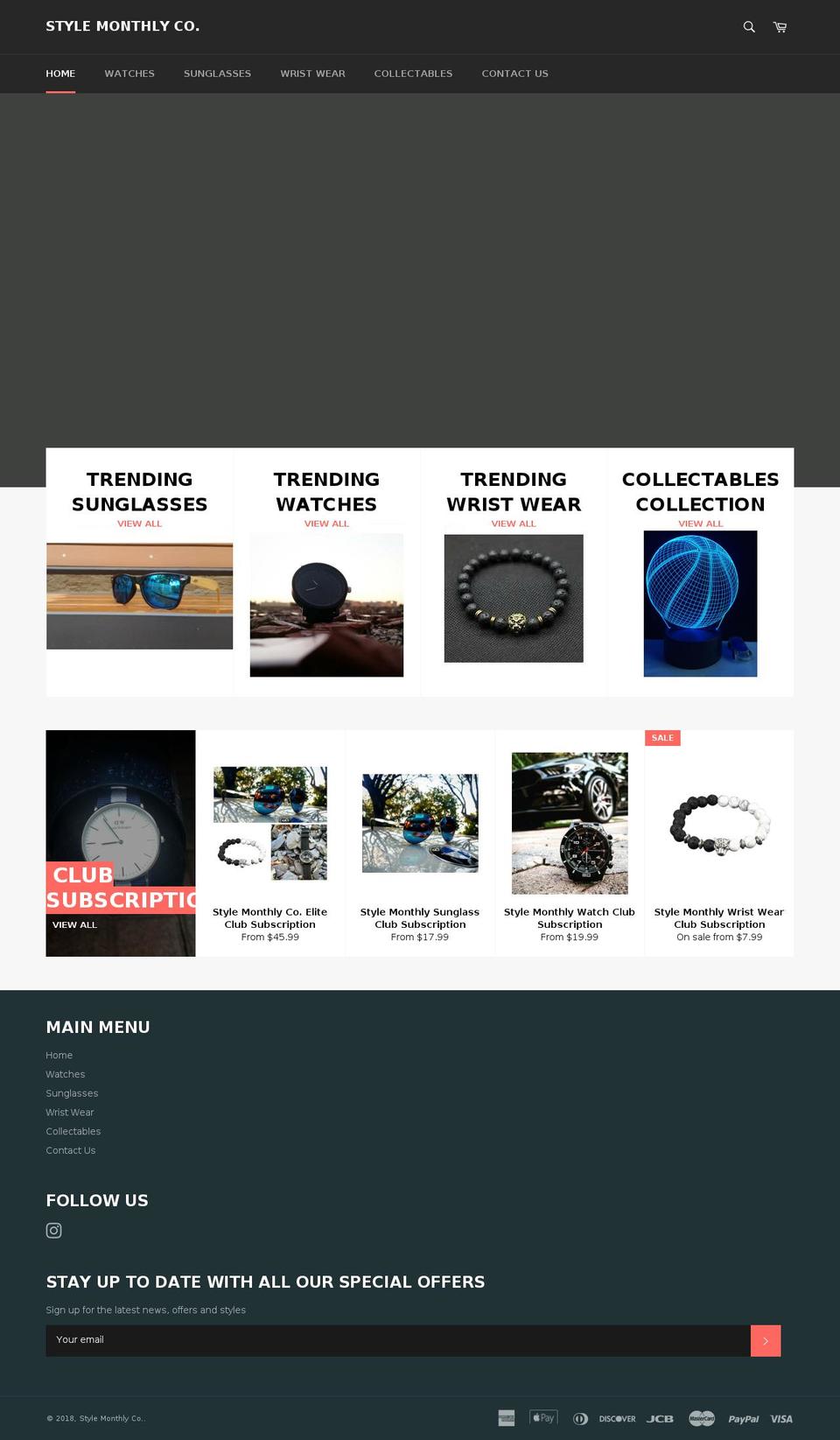 stylemonthlyco.com — Shopify storefront screenshot