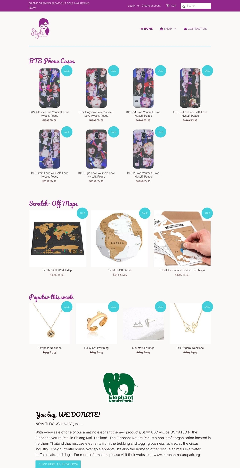 stylemygeek.com — Shopify storefront screenshot