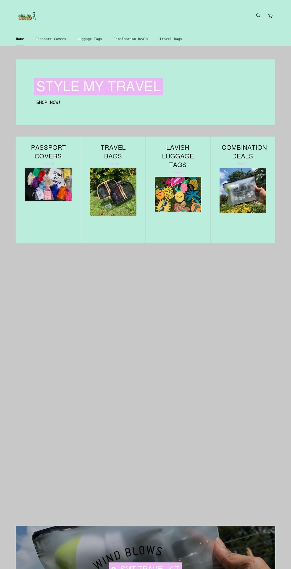 stylemytravel.net shopify website screenshot