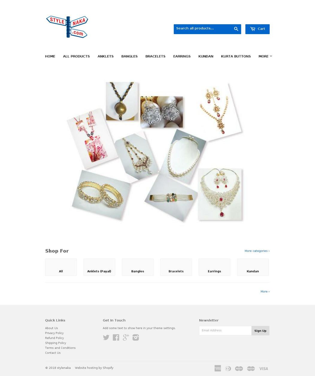 stylenaka.com — Shopify storefront screenshot