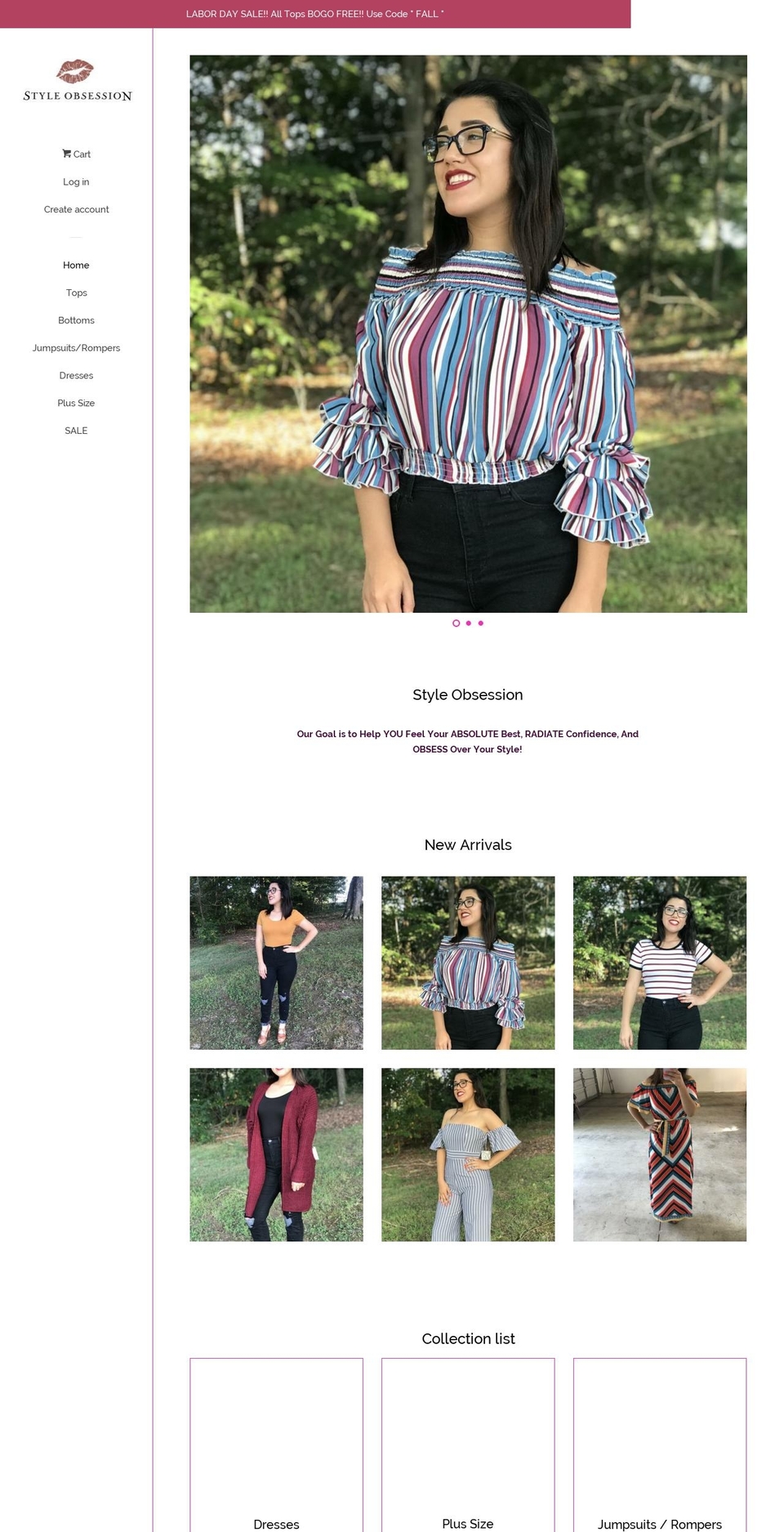 styleob.com — Shopify storefront screenshot