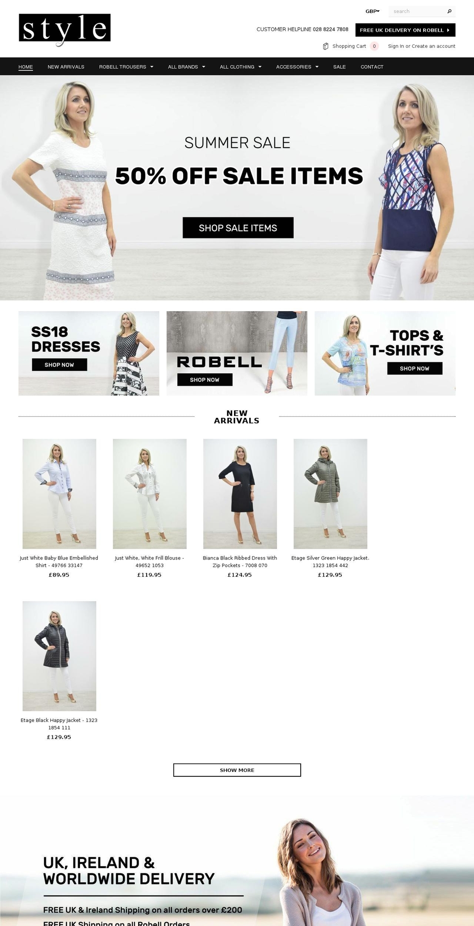 styleomagh.com shopify website screenshot
