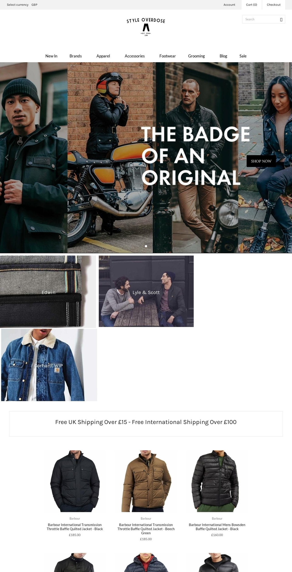 styleoverdose.co.uk shopify website screenshot