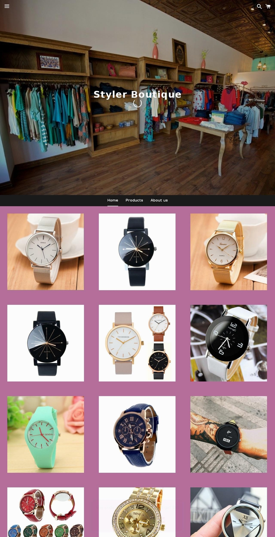 stylerboutique.com shopify website screenshot