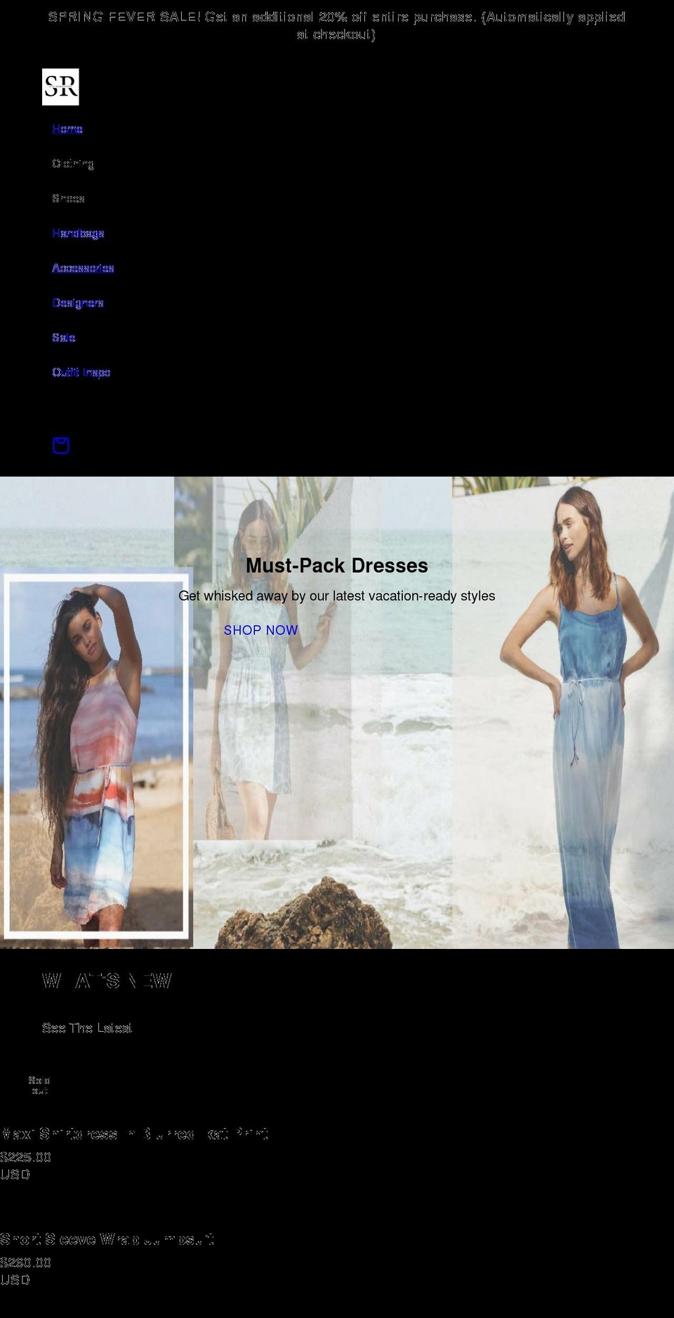 stylerepresentative.com shopify website screenshot
