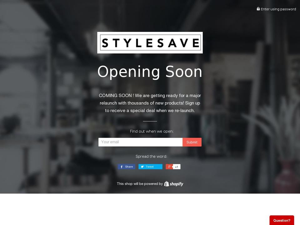 stylesavestudio.com shopify website screenshot