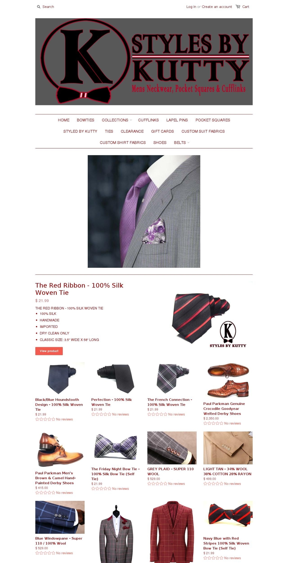 stylesbykutty.com shopify website screenshot