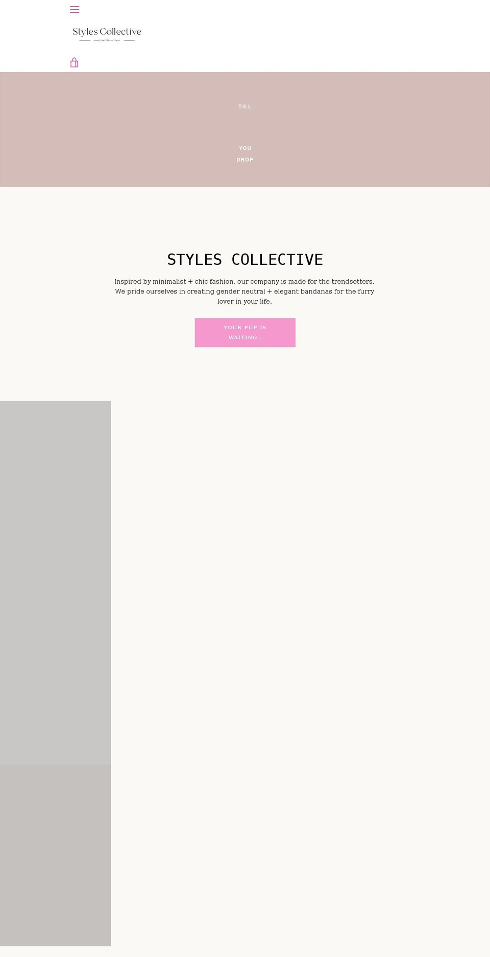 stylescollective.com shopify website screenshot