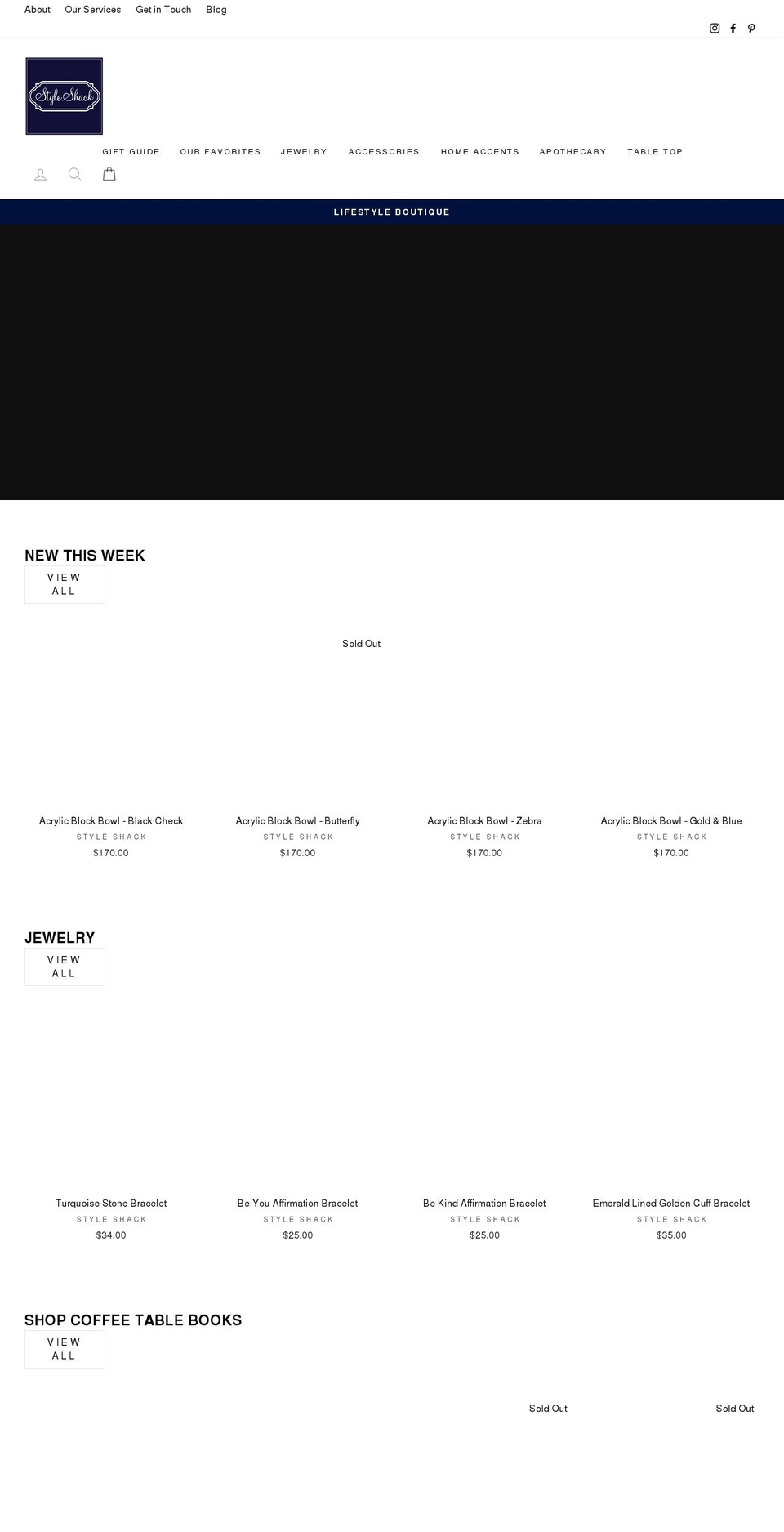 styleshacklife.com shopify website screenshot