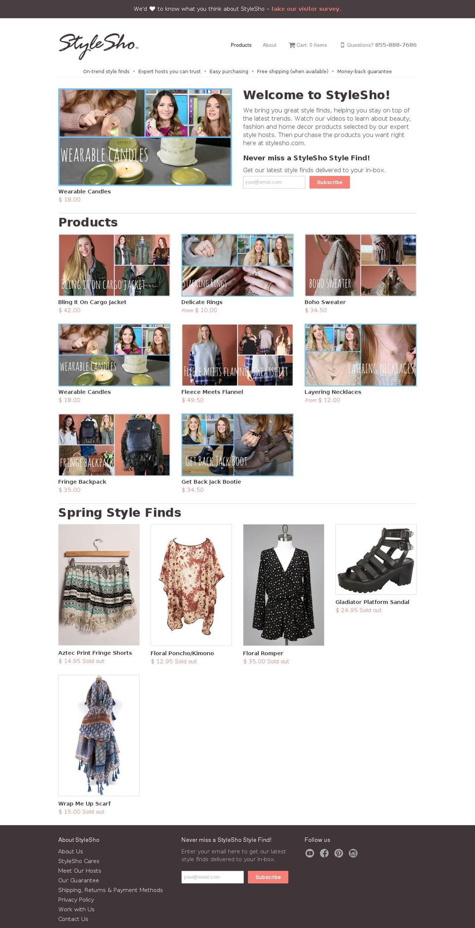stylesho.net shopify website screenshot