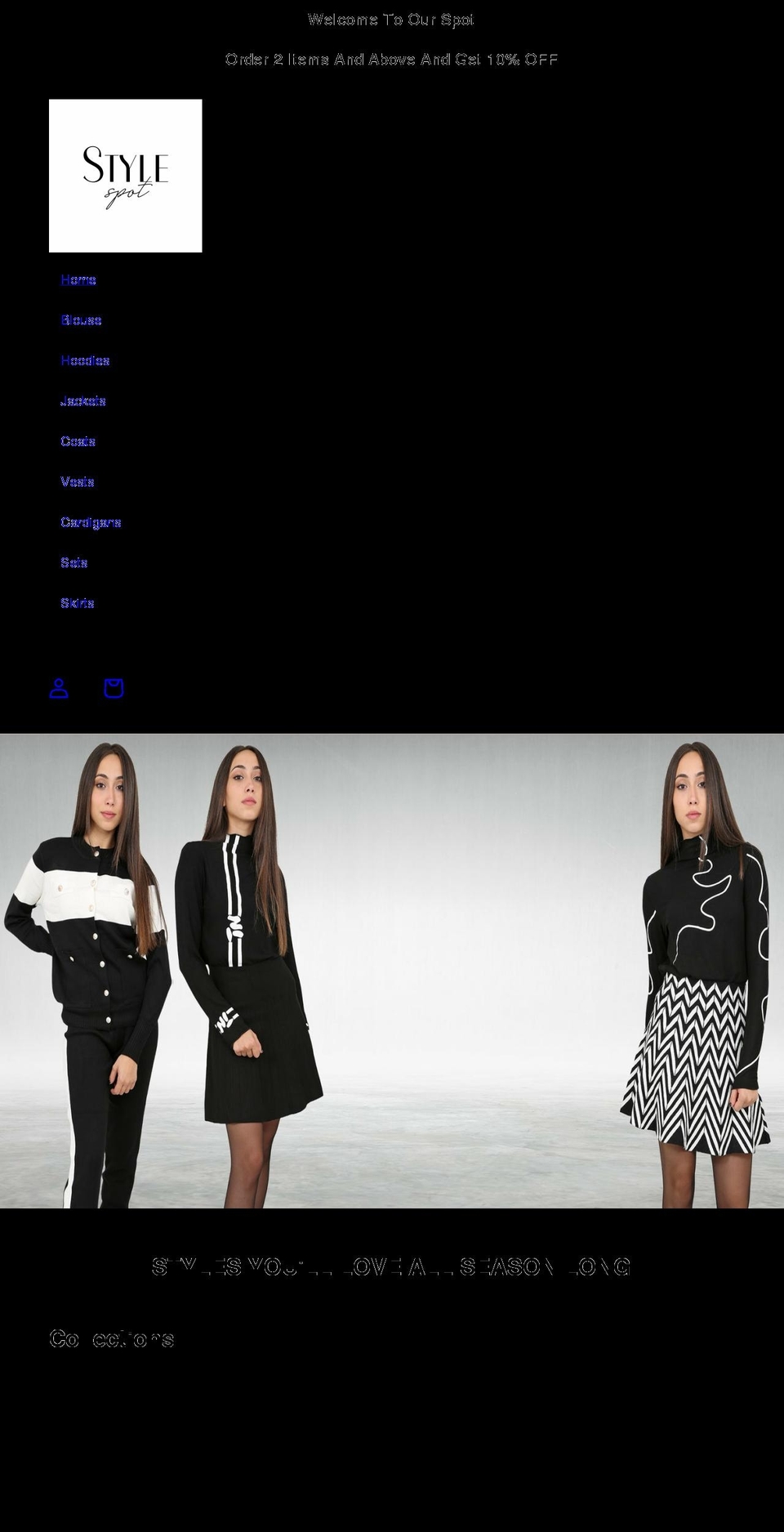 stylespot.clothing shopify website screenshot