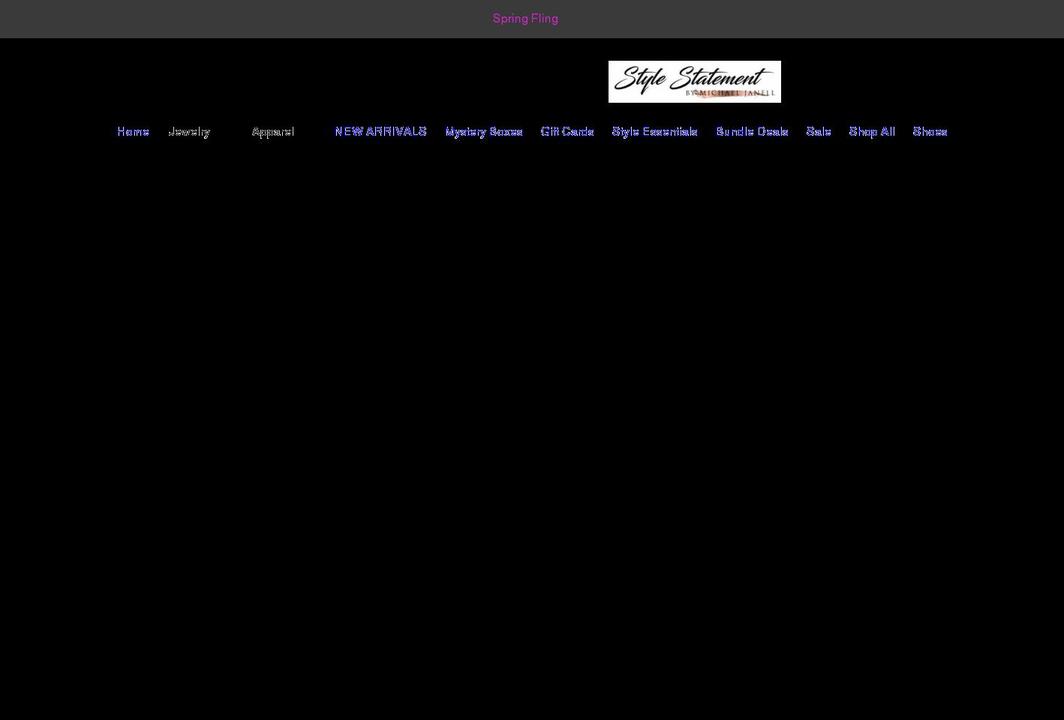 stylestatementbymj.com shopify website screenshot