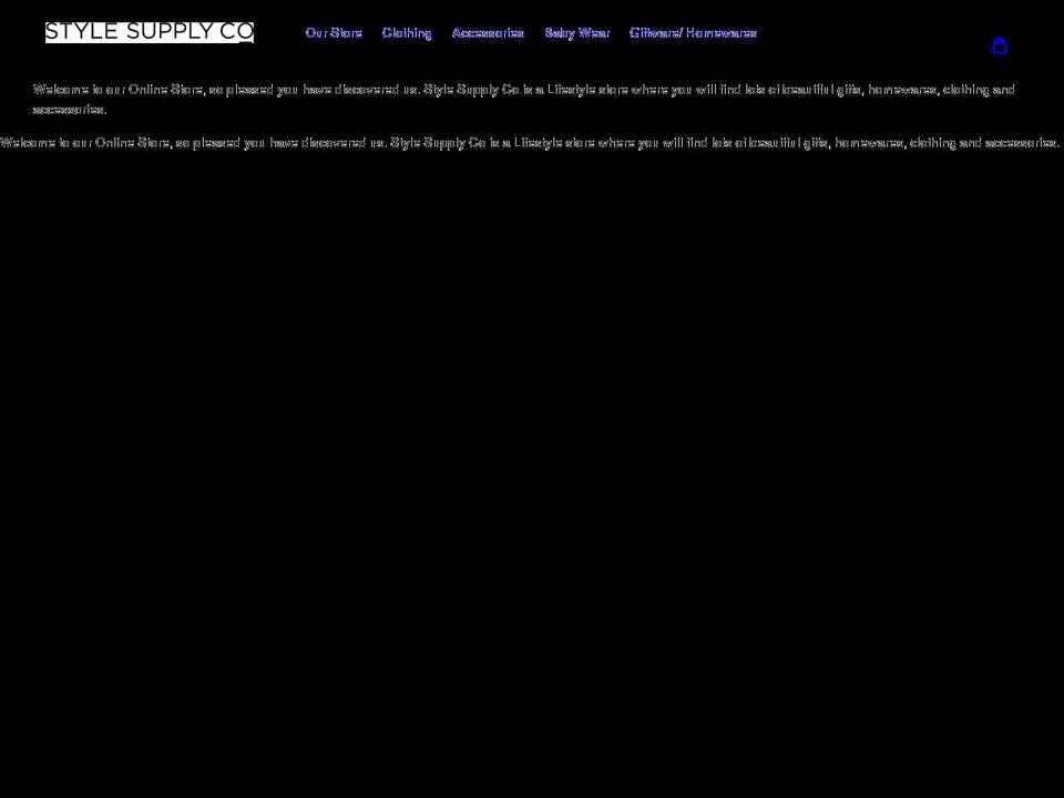 stylesupplyco.com.au shopify website screenshot